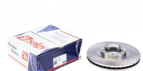 Диск гальмівний (передній) Ford Transit 91-00 T12"" (254x24.2) (opt-om) Solgy 208105