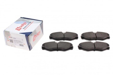 Колодки гальмівні (передні) Renault Trafic/Opel Vivaro 01- UA63 Solgy 209018