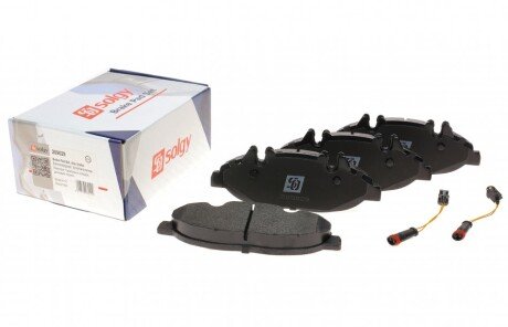 Колодки тормозные (передний) MB Vito (W639) 03-(с датчиками) UA63 Solgy 209029