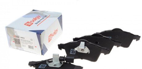 Колодки гальмівні (передні) VW T4 90-03 R15 (з датчиком) UA63 Solgy 209032