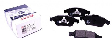 Колодки гальмівні (передні) Renault Fluence/Megane/Scenic 08- UA63 Solgy 209040