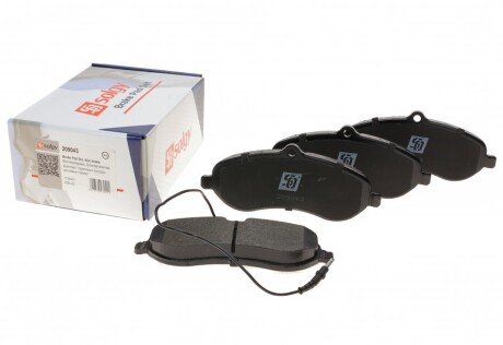 Колодки гальмівні (передні) Fiat Scudo 07- (з датчиком) UA63 Solgy 209043