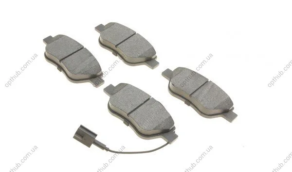 Колодки гальмівні (передні) Fiat Doblo/Citroen Nemo/Peugeot Bipper 08- (Bosch) (з датчиком) SOLGY UA63 Solgy 209044 (фото 1)