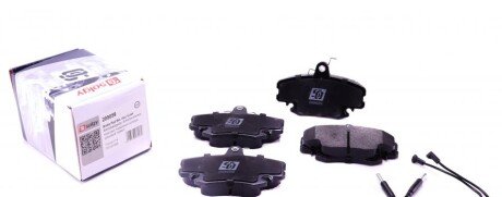 Колодки гальмівні (передні) Dacia Logan 04-/Renault Symbol/Clio/Megane/Peugeot 309 (з датчиком) UA63 Solgy 209059