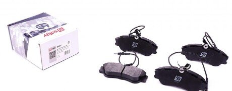 Колодки гальмівні (передні) Citroen Berlingo/Peugeot Partner 96- (Lucas) (з датчиками) UA63 Solgy 209067