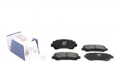 Колодки гальмивни (передни) Nissan Qashqai/X-Trail 07- (Akebono) UA63 Solgy 209156