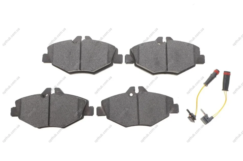 Колодки гальмівні (передні) MB E-class (W211/S211) 02-09 (+датчики) SOLGY UA63 Solgy 209190 (фото 1)