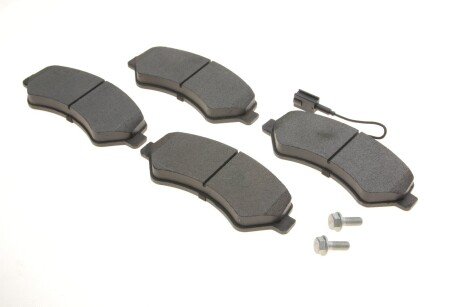 Колодки гальмівні (передні) Citroen Jumper/Fiat Ducato/Peugeot Boxer 06- R16 (з датчиком) (opt-om) Solgy 209207