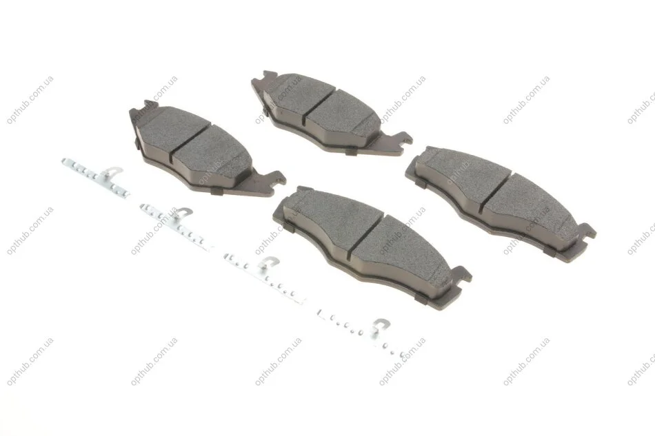 Колодки гальмівні (передні) Seat Cordoba/Ibiza/Toledo 93-02/VW Caddy/Passat B2-B4 79-92/Golf 74-99 UA63 Solgy 209210 (фото 1)