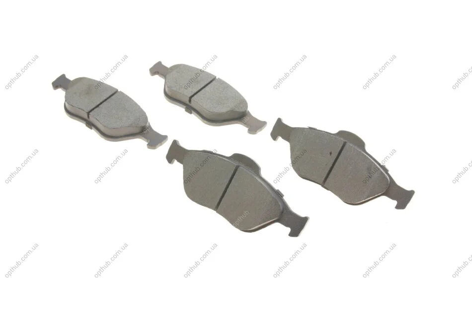 Колодки гальмівні (передні) Ford Fiesta 95-10/Fusion/Ka 02-12/Puma/Mazda 121 96-03/Mazda 2 03-07 UA63 Solgy 209212 (фото 1)