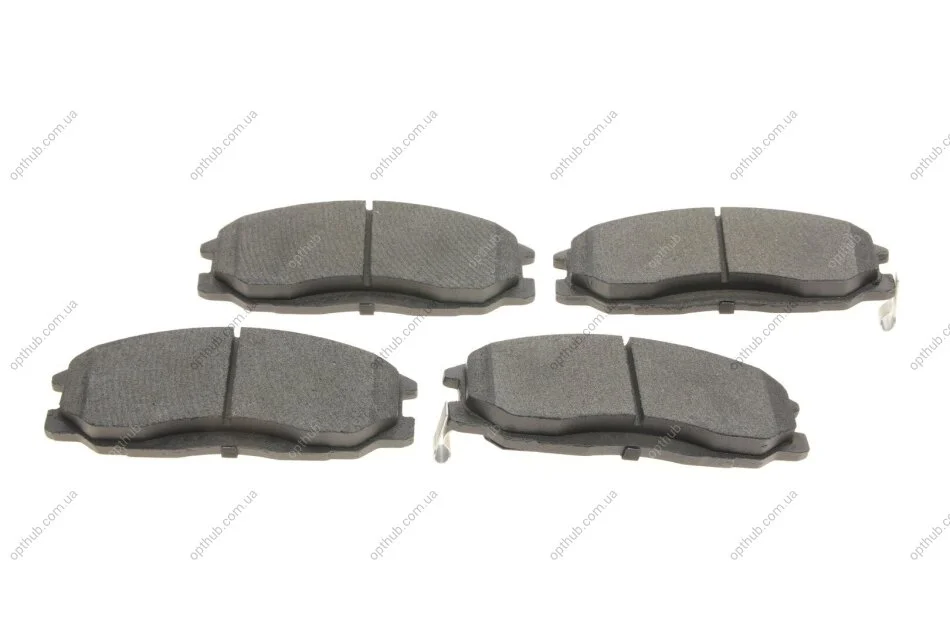 Колодки гальмивни (передни) Hyundai Santa Fe/Trajet 00-12/Ssangyong Actyon/Kyron 05-/Rexton 02- UA63 Solgy 209227 (фото 1)