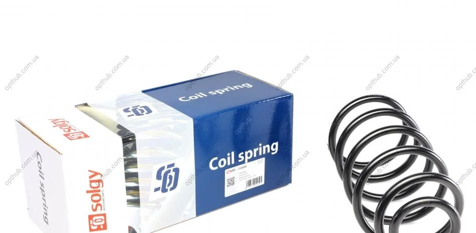 Пружина (передня) Skoda Octavia I 1.4/1.4 16V/1.6 96-10 (універсал/нах.зад.частина) SOLGY (opt-om) Solgy 212020 (фото 1)