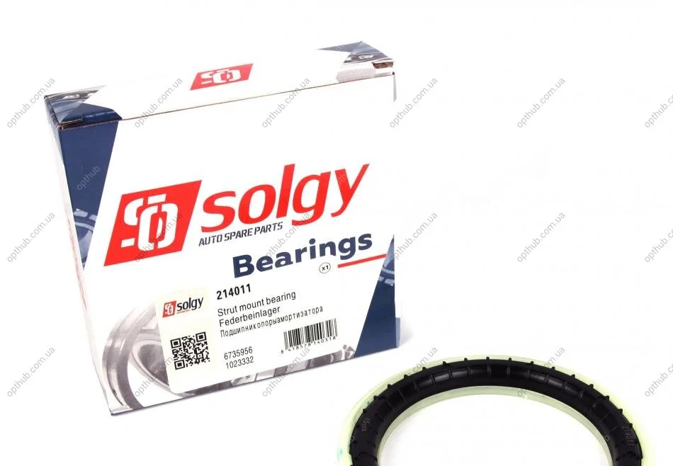 Підшипник амортизатора (переднього) опорний Ford Transit 00-06 SOLGY UA63 Solgy 214011 (фото 1)