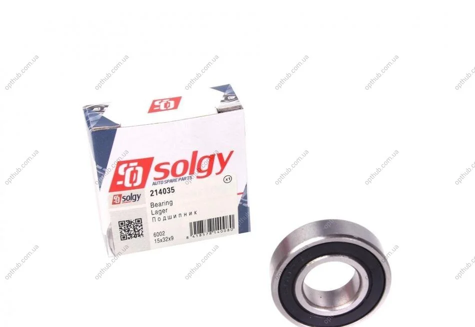 Підшипник (15x32x9) SOLGY (opt-om) Solgy 214035 (фото 1)