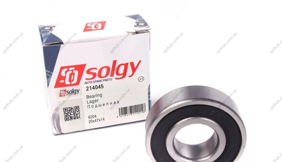 Підшипник (20x47x14) SOLGY (opt-om) Solgy 214045 (фото 1)