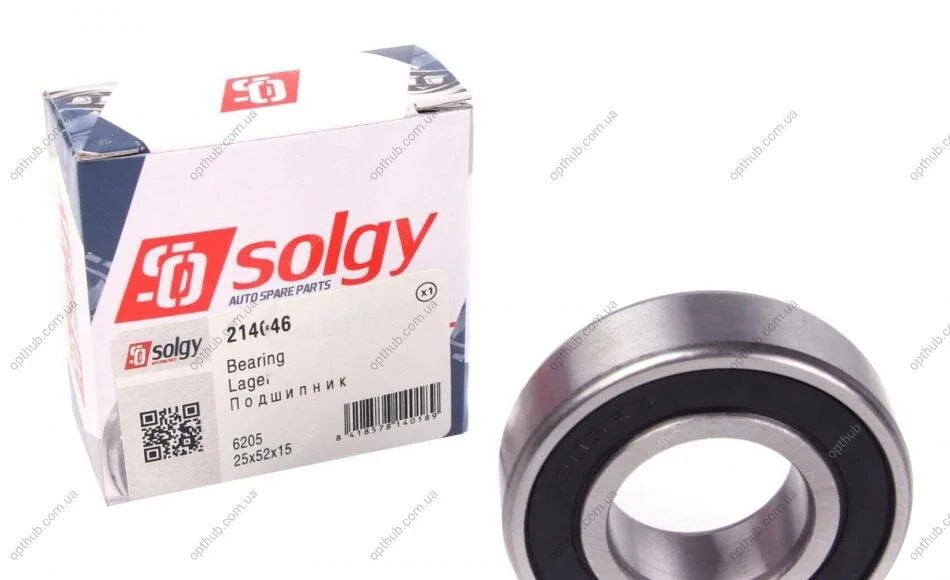 Підшипник (25x52x15) SOLGY (opt-om) Solgy 214046 (фото 1)
