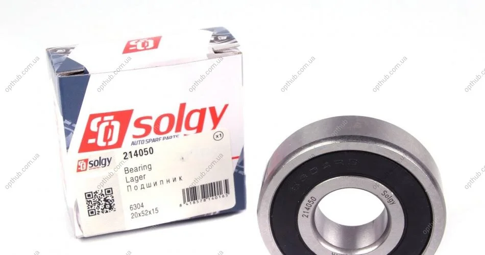 Підшипник (20x52x15) SOLGY (opt-om) Solgy 214050 (фото 1)