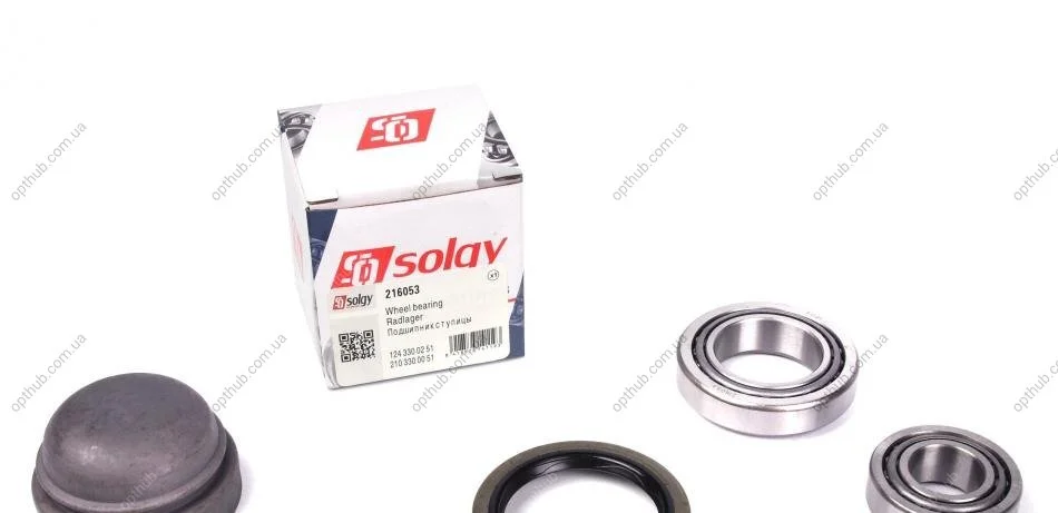 Підшипник маточини (передньої) MB (W210) (к-кт) SOLGY UA63 Solgy 216053 (фото 1)