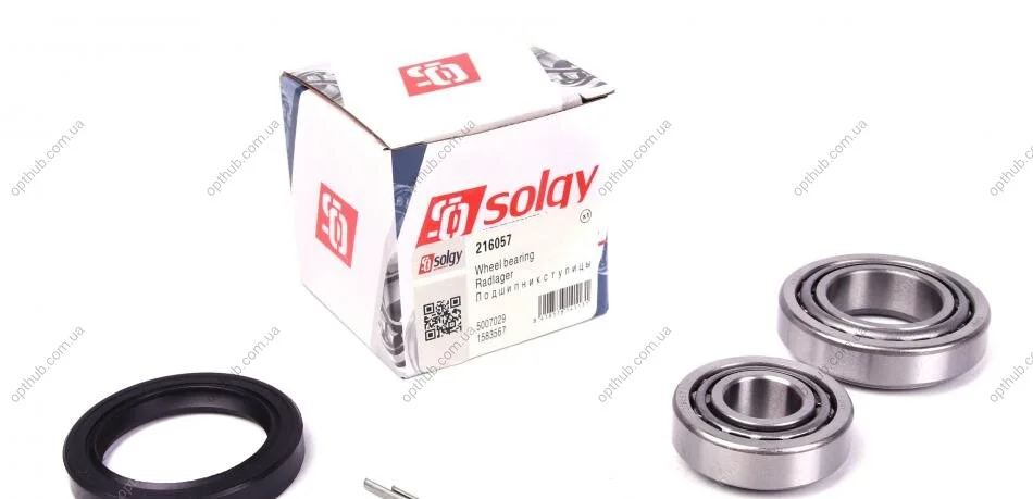 Підшипник маточини (передньої) Ford Transit -91 (к-кт) SOLGY UA63 Solgy 216057 (фото 1)