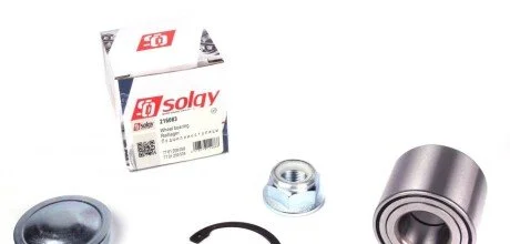 Підшипник маточини (задньої) Renault Megane II (25x55x45) (к-кт) SOLGY UA63 Solgy 216083