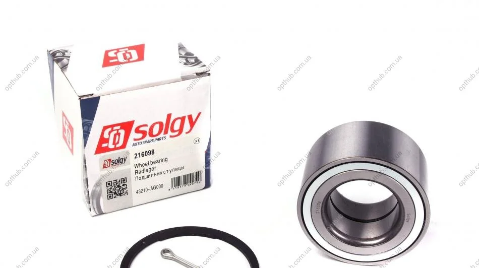 Підшипник маточини (ремкомплект) SOLGY Solgy 216098 (фото 1)