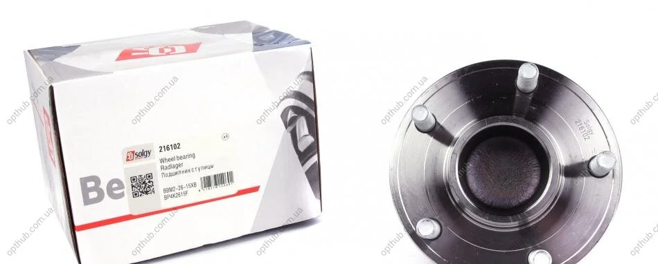 Підшипник маточини (задньої) Mazda 3/5 10- (+ABS) SOLGY (opt-om) Solgy 216102 (фото 1)