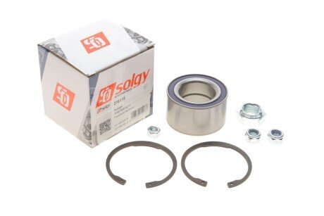 Підшипник маточини (передньої) VW Passat/Audi 80/90 74-88 (39x68x37) (к-кт) UA63 Solgy 216115