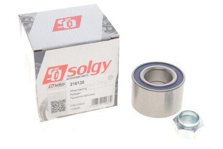 Підшипник маточини (задньої) Lada 95- (30x60x37) (к-кт) (opt-om) Solgy 216130