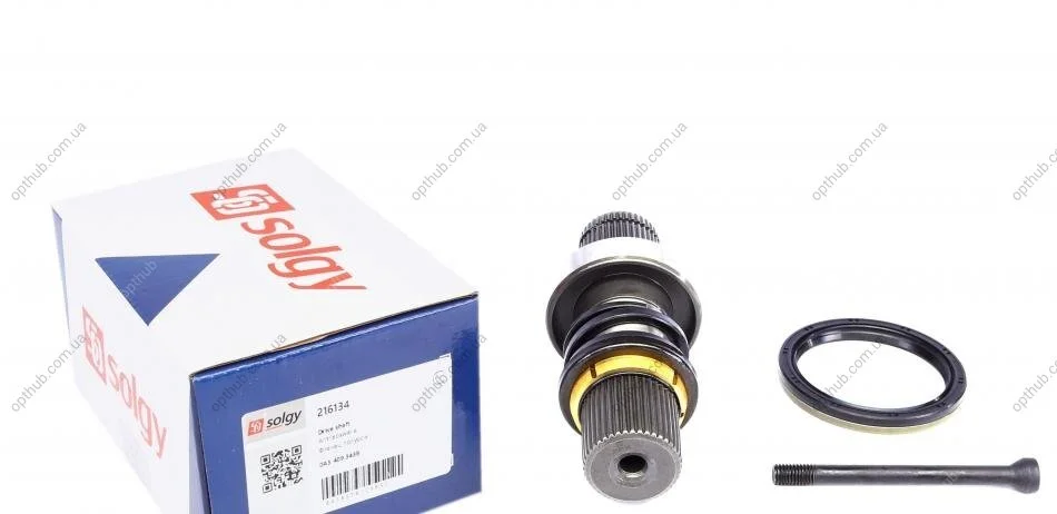 Фланець півосі передній VW T5 2.5TDI/2.0TDI (R)(42/42) (+ сальник і болт) SOLGY (opt-om) Solgy 216134 (фото 1)