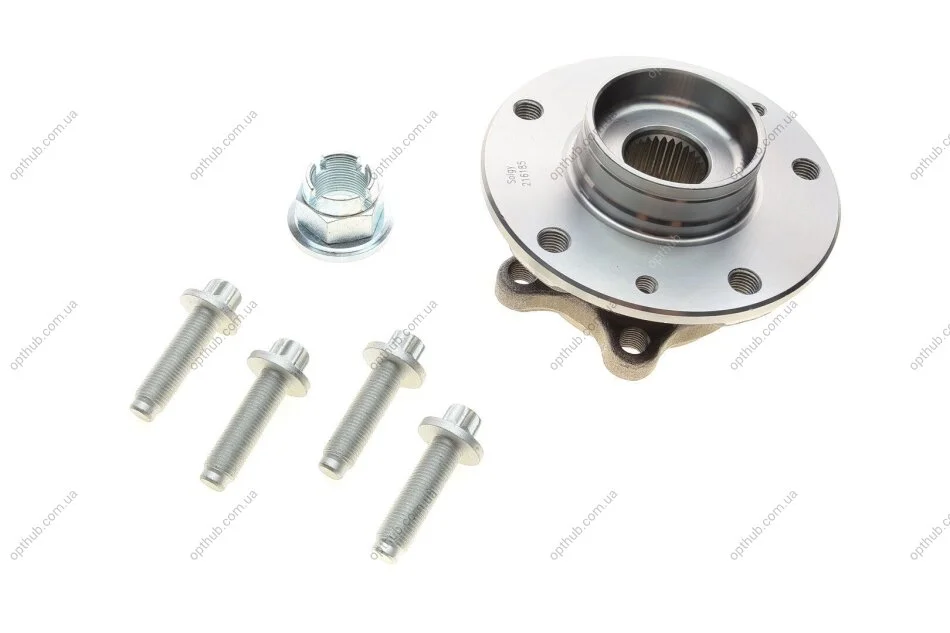 Подшипник ступицы (передней) Renault Kadjar 15-/Nissan Qashqai 13- (+ABS) SOLGY UA63 Solgy 216185 (фото 1)