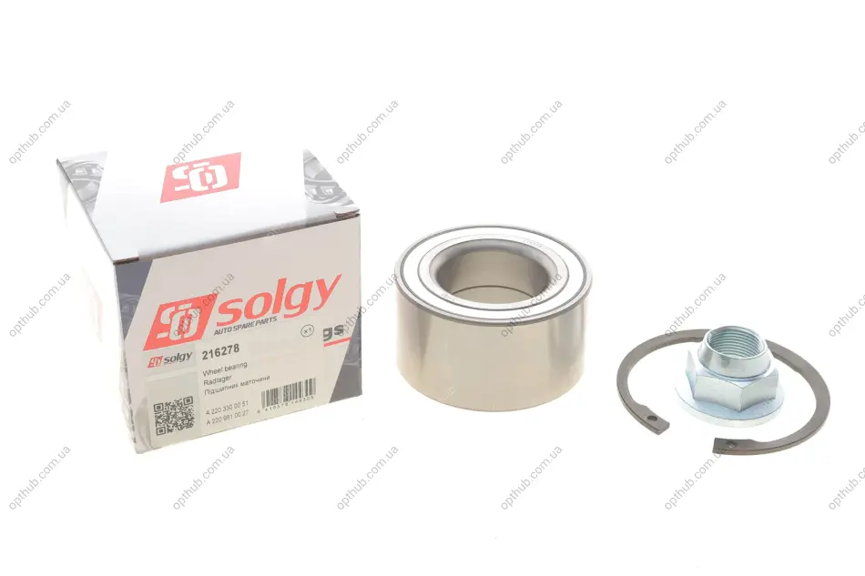 Підшипник маточини (ремкомплект))) Solgy 216278 (фото 1)