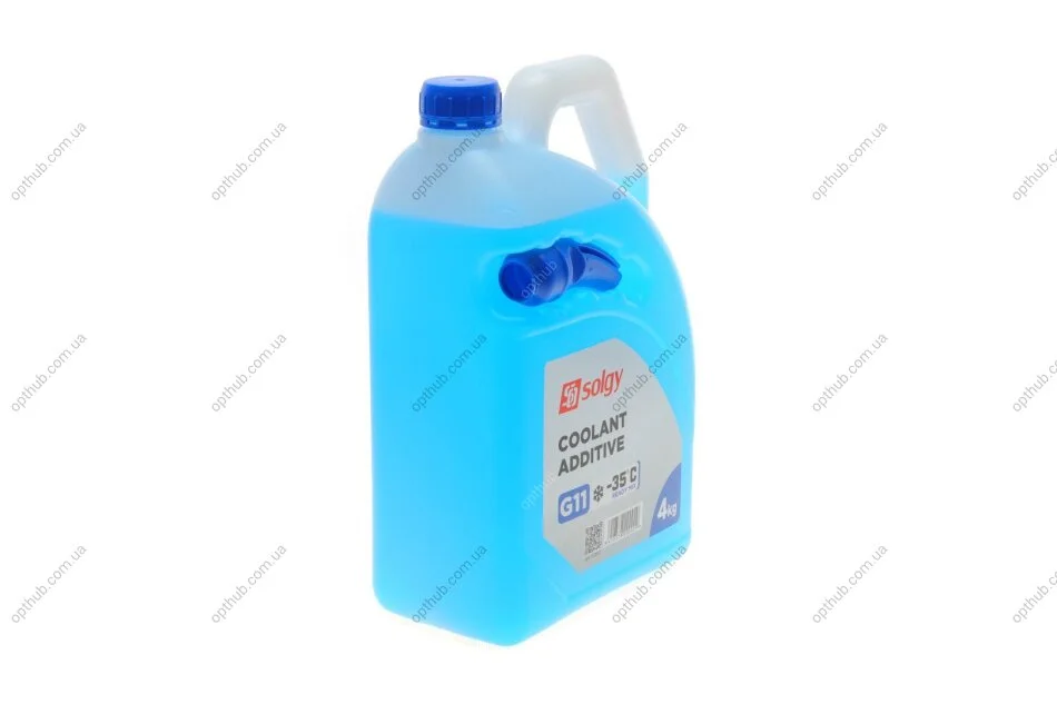 Антифриз (синій) G11 (4kg) (-35°C готовий до застосування) SOLGY UA63 Solgy 503002 (фото 1)