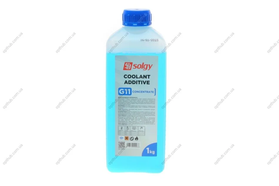 Антифриз (синій) G11 (концентрат) (1kg) SOLGY (opt-om) Solgy 503003 (фото 1)