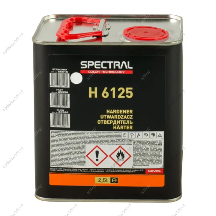 Затверджувач для лаку SPECTRAL H6125 (KLAR 575 SR) STANDART 2,5 л Spectral 85516 (фото 1)