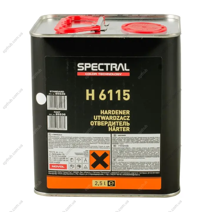 Затверджувач для лаку SPECTRAL H6115 (KLAR 505/515/555/565 VHS) STANDART 2,5 л Spectral 85526 (фото 1)
