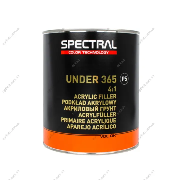 Грунт SPECTRAL UNDER 365 P5 2,8л чорний Spectral 90003 (фото 1)