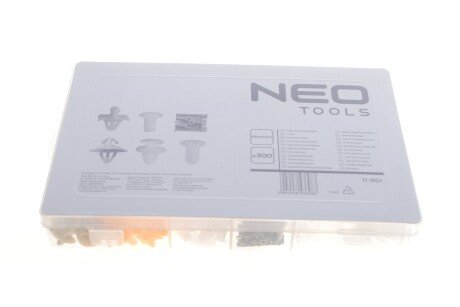 Набір кліпс кріплення обшивки, 300 шт., Renault NEO TOOLS SPG 11-951