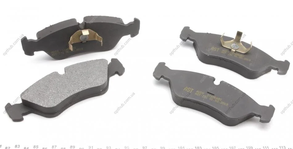 Колодки гальмівні AUTO STANDART СТАНДАРТ AST191 (фото 1)