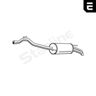 Вихлопні системи STARLINE 42.36.404