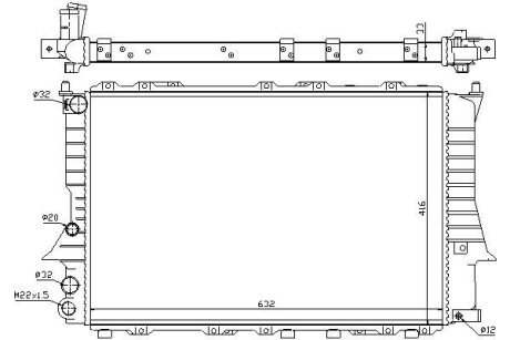 Радіатор охолодження STARLINE AIA2077