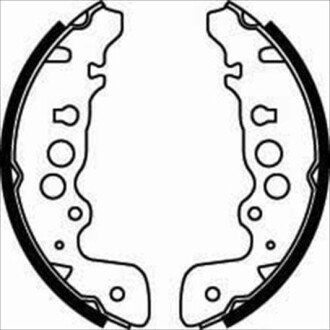 Тормозные колодки барабанные STARLINE BC 07470