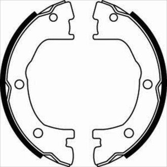 Гальмівні колодки барабанні STARLINE BC 07800