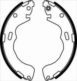 Тормозные колодки барабанные STARLINE BC 08030
