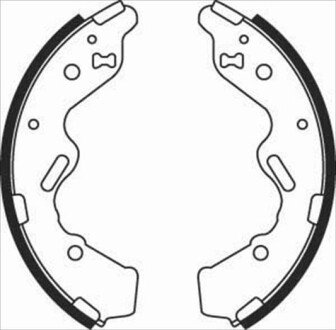 Гальмівні колодки барабанні STARLINE BC 08050