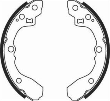 Гальмівні колодки барабанні STARLINE BC 08060