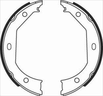 Гальмівні колодки барабанні STARLINE BC 08090
