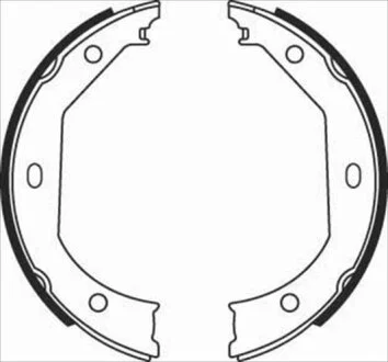 Тормозные колодки барабанные STARLINE BC 08090