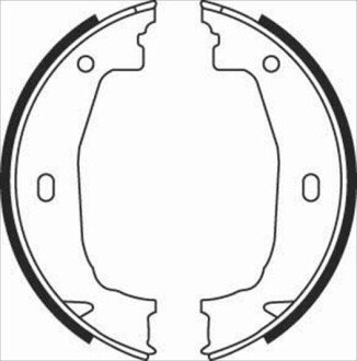 Гальмівні колодки барабанні STARLINE BC 08100