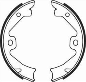 Гальмівні колодки барабанні STARLINE BC 08140