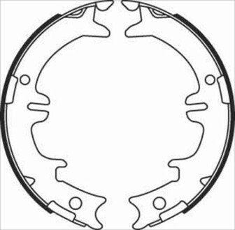 Гальмівні колодки барабанні STARLINE BC 08340